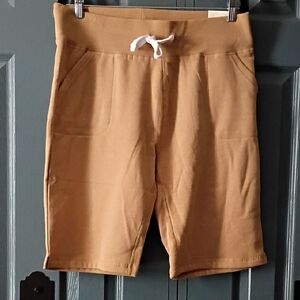 Reflex Women's Bermudas Shorts in Tan with White Drawstring